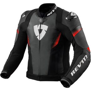 ريفيت! سترة Control Urban Sport للدراجات النارية للرجال (أسود/أحمر نيون - 50) in Kuwait