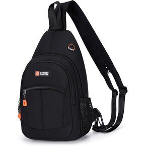 حقيبة كروس بودي بحزام للنساء مقاومة للماء حقيبة ظهر خفيفة الوزن للكتف والصدر للرجال والنساء والسفر والمشي لمسافات طويلة in Kuwait