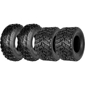 Set of 4 All-Terrain ATV/UTV Tires 23x7-10 Front & 22x11-10 Rear, 6PR ATV Tire for Trail Riding, Mud, Sand, Farm & Outdoor Work,DAV107 in Kuwait