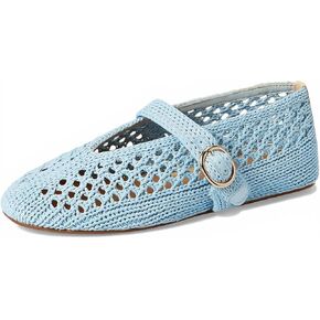 Woven Ballet Flats Women Mesh Raffia Flats Round Toe Mary Janes Comfortable Ballerina Flat Shoes in Kuwait