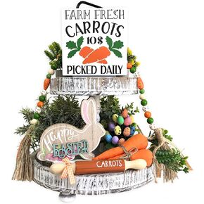 Dazingart ديكورات رمضان ديكور طاولة عيد مبارك للمنزل، رمضان كريم إسلامي، صينية متدرجة ديكور لحفلات المسلمين، ديكور الطاولة مع إكليل من الخرز الخشبي الذهبي مع شرابات (العيد) in Kuwait