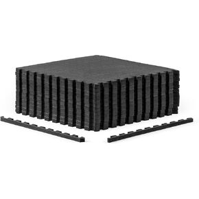 CAP Barbell 1-Pack of Exercise Puzzle Mats 24"x24" x 3/4" Diamond Pattern-BLACK in Kuwait