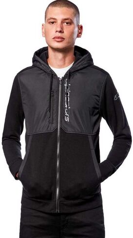 Alpinestars 1213-51000-1010-M: سترة بغطاء للرأس أسود/أسود Md in Saudi Arabia