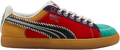 PUMA Mens Clyde Vegas Collection 2 Lace Up Sneakers Shoes Casual - Red in Saudi Arabia