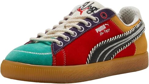 PUMA Mens Clyde Vegas Collection 2 Lace Up Sneakers Shoes Casual - Red in Saudi Arabia