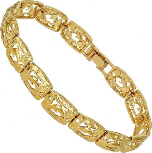 LIFETIME JEWELRY Dolphin Charm Bracelets for Women and Teen 24k Real Gold Plated in Kuwait