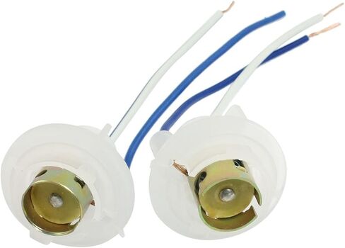 uxcell 2 Pcs 1156 BA15S LED Bulb Socket Car Turn Signal Light Harness Wire in Saudi Arabia