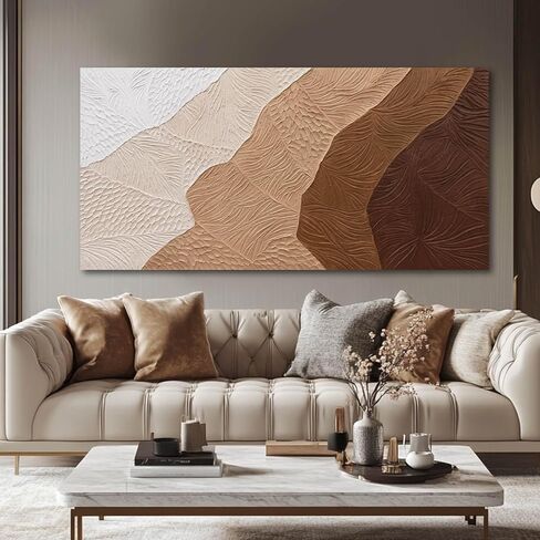 SOUGUAN الحديثة جدار الفن مجردة جدار ديكور لوحات فنية محايدة 24 "x 48" قماش اللوحة لغرفة الطعام منطقة ملصق لغرفة النوم in Saudi Arabia