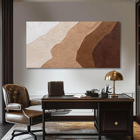 SOUGUAN الحديثة جدار الفن مجردة جدار ديكور لوحات فنية محايدة 24 "x 48" قماش اللوحة لغرفة الطعام منطقة ملصق لغرفة النوم in Saudi Arabia