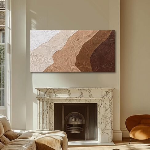 SOUGUAN الحديثة جدار الفن مجردة جدار ديكور لوحات فنية محايدة 24 "x 48" قماش اللوحة لغرفة الطعام منطقة ملصق لغرفة النوم in Saudi Arabia