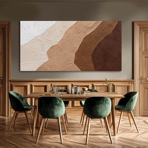 SOUGUAN الحديثة جدار الفن مجردة جدار ديكور لوحات فنية محايدة 24 "x 48" قماش اللوحة لغرفة الطعام منطقة ملصق لغرفة النوم in Saudi Arabia