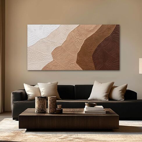 SOUGUAN الحديثة جدار الفن مجردة جدار ديكور لوحات فنية محايدة 24 "x 48" قماش اللوحة لغرفة الطعام منطقة ملصق لغرفة النوم in Saudi Arabia
