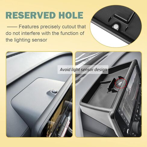 3PCS Center Console Organizer Set Compatible with 2024 2025 2026 Toyota Grand Highlander Accessories — Dashboard Organizer + Front Console Insert Divider + Armrest Storage Box, ABS Storage Tray in Saudi Arabia