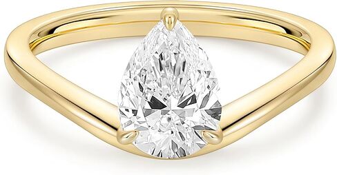 EAMTI 1.5CT 925 Sterling Silver Engagement Rings for Women Oval Cut CZ Bands Solitaire Cubic Zirconia Curved Wedding Promise Gold Rings for Her Size 4-10 in Saudi Arabia