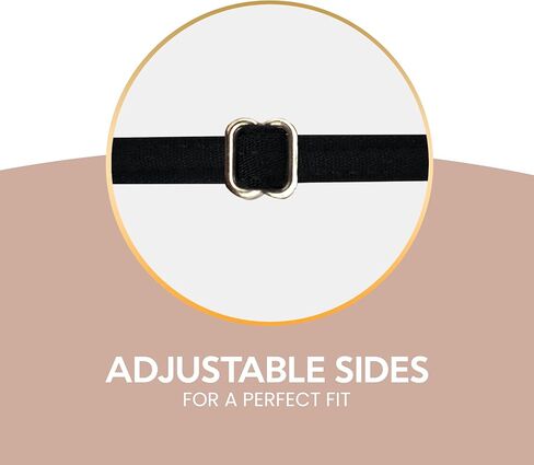 المرأة مايكرو ثونغ الفراشة سلسلة الظهر قابل للتعديل الجانبين X113 الأسود in Kuwait