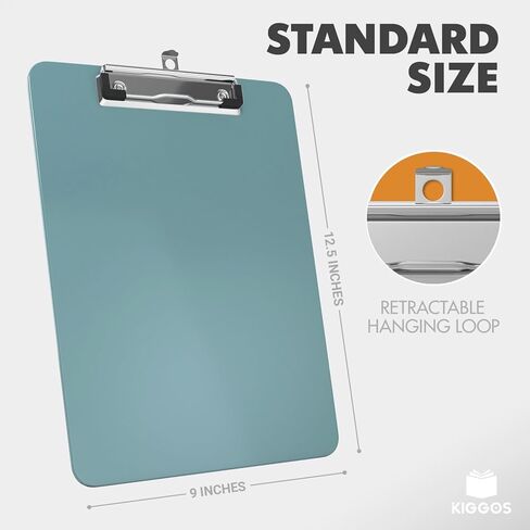 25-Pack Boho Color Clipboards Bulk Low Profile Lightweight & Durable Plastic Clipboard Set Holds 100 Sheets Classroom Office Teachers Students Kids & Home Organization Clip Boards in Kuwait