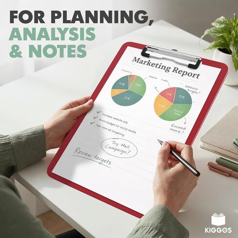 25-Pack Boho Color Clipboards Bulk Low Profile Lightweight & Durable Plastic Clipboard Set Holds 100 Sheets Classroom Office Teachers Students Kids & Home Organization Clip Boards in Kuwait