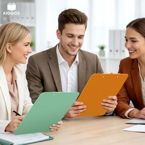 25-Pack Boho Color Clipboards Bulk Low Profile Lightweight & Durable Plastic Clipboard Set Holds 100 Sheets Classroom Office Teachers Students Kids & Home Organization Clip Boards in Kuwait