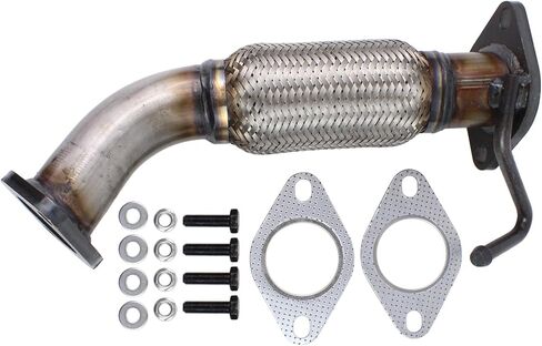 Front Exhaust Flex Pipe with Gaskets Bolts and Nuts for Hyundai Elantra 1.8 2011-2016, Kia Forte 1.8 2014-2016 in Kuwait
