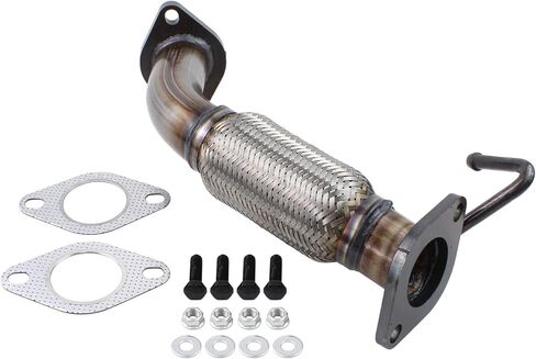 Front Exhaust Flex Pipe with Gaskets Bolts and Nuts for Hyundai Elantra 1.8 2011-2016, Kia Forte 1.8 2014-2016 in Kuwait