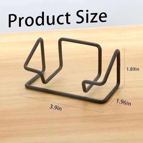 2 Pack Business Metal Business Card Holder office decor Card Holder Desk Display,Business Card Display Stand,for Office Home Desktop (black) in Saudi Arabia