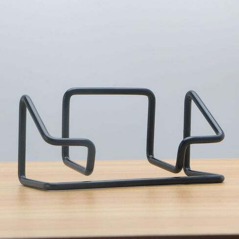 2 Pack Business Metal Business Card Holder office decor Card Holder Desk Display,Business Card Display Stand,for Office Home Desktop (black) in Saudi Arabia