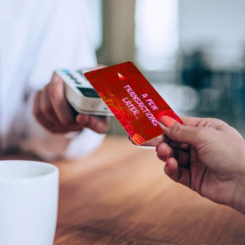 Thaph-Ky قطعتان من المعاملات القليلة لاحقًا لبطاقة الائتمان المضحكة لبطاقة الخصم البنكية | مفتاح الحماية وإضفاء الطابع الشخصي، بطاقة البنك - ملصق غطاء جلدي لبطاقة الائتمان مقاوم للماء ولا يحتوي على فقاعات، نحيف ومضاد للتجاعيد in Kuwait