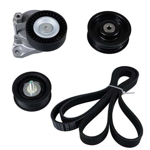 Belt Tensioner with Idler Pulleys & Belt Replacement for 2006-2011 Mercedes Benz C230 C280 C300 C350 CLK350 E350 GL450 ML350 ML550 S550 SLK350 Replace # 2722000270 6pk2404 in Kuwait