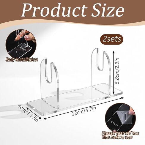 2 Pcs Acrylic Fan Display Stand, Clear Fan Display Holder Base Easel FoldingFan Holder Japanese Chinese Hand Fans Storage Holders Displays Stand for Fans Displays & Organization in Saudi Arabia