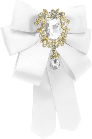 Bow Ties for Men Women Pre-Tied Large Womens Bow Tie Adjustable Rhinestone Bowties Men for Suit Tuxedo Vest Shirt Prom in Saudi Arabia
