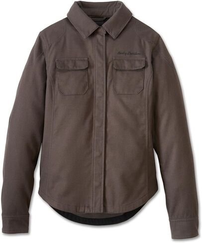 Harley-Davidson Women's Motorcycle Riding Jacket Operative 2.0, Brown - 98199-24VW in Saudi Arabia
