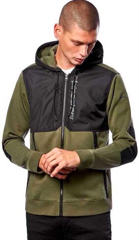 Alpinestars 1213-51000-6910-XL: Aligned Hoodie Military/Black Xl in Saudi Arabia