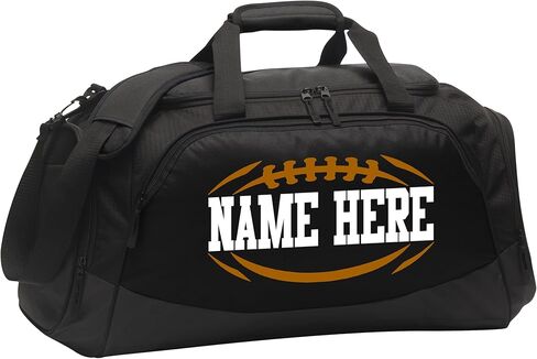 Personalized Football Bag – Custom Name & Number Sports Duffel with Cleat Compartment | Durable Team Equipment Backpack for Football Players, Coaches & Travel Gear in Saudi Arabia