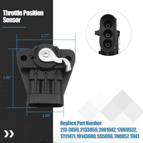 Throttle Position Sensor Fit for Chevy for GMC for Oldsmobile Bravada for Pontiac Replace 213-3859 2133859 2001042 17069532 17111471 19143600 in Saudi Arabia