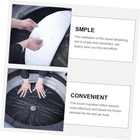 Cabilock Spare Tire Sound Insulation Wrap Soundproof Foam for Cars Sound Deadening Pad Van Insulation Mat in Saudi Arabia