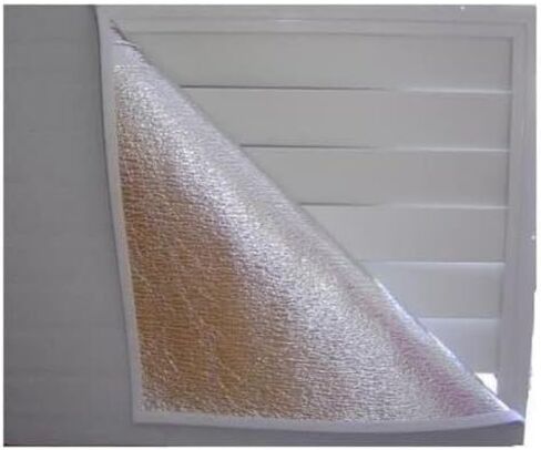 House Attic Ceiling Fan Shutter Cover Reflective Foam Core 48" x 36" VelkroTape in Saudi Arabia