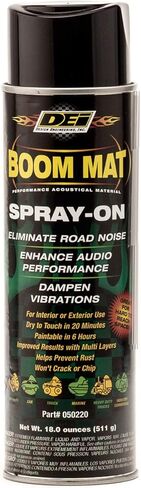Design Engineering 050220 Boom Mat Spray-on Sound Deadening to Reduce Unwanted Road Noise and Vibration, 6 Pack in Saudi Arabia