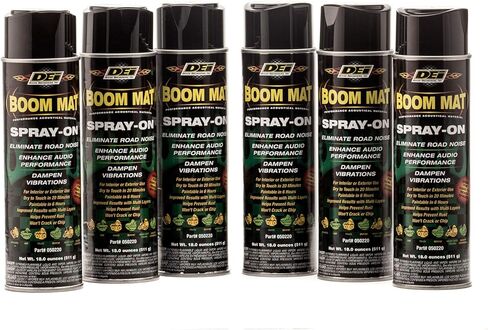 Design Engineering 050220 Boom Mat Spray-on Sound Deadening to Reduce Unwanted Road Noise and Vibration, 6 Pack in Saudi Arabia