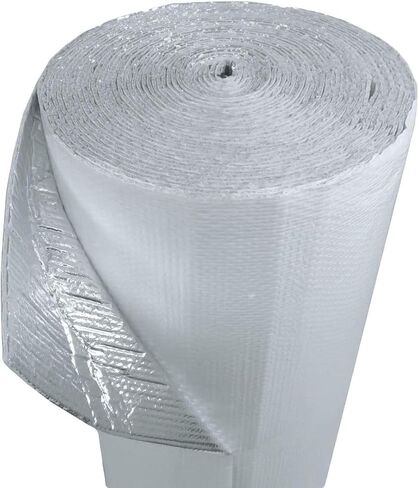 US Energy Products White Single Bubble Reflective Foil Insulation Thermal Barrier R7 (24 Inch x 10 Feet) in Saudi Arabia