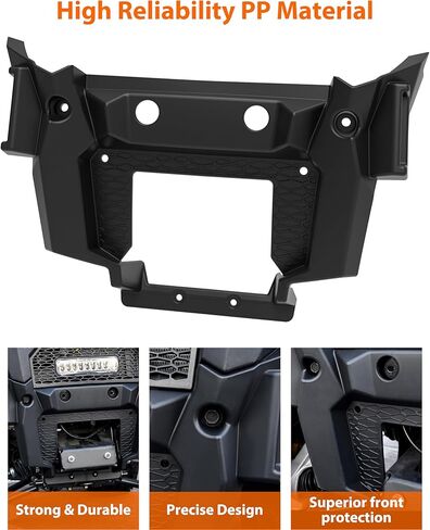 Front Lower Fascia Panel for Polaris Sportsman 450 570 2021-2026 Accessories, Black Front Lower Bumper Cover for Polaris Sportsman 450 570 Touring 2021+, Replace OEM# 5456797-070 in Saudi Arabia