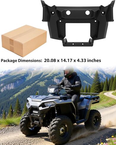 Front Lower Fascia Panel for Polaris Sportsman 450 570 2021-2026 Accessories, Black Front Lower Bumper Cover for Polaris Sportsman 450 570 Touring 2021+, Replace OEM# 5456797-070 in Saudi Arabia
