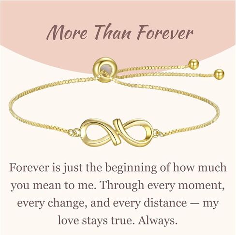 GAVU 925 Sterling Silver Bracelet for Women, Silver Infinity Bracelet for Women in Saudi Arabia