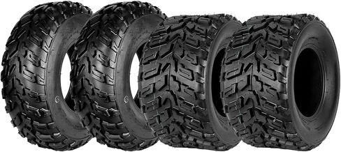 Set of 4 All-Terrain ATV/UTV Tires 23x7-10 Front & 22x11-10 Rear, 6PR ATV Tire for Trail Riding, Mud, Sand, Farm & Outdoor Work,DAV107 in Saudi Arabia