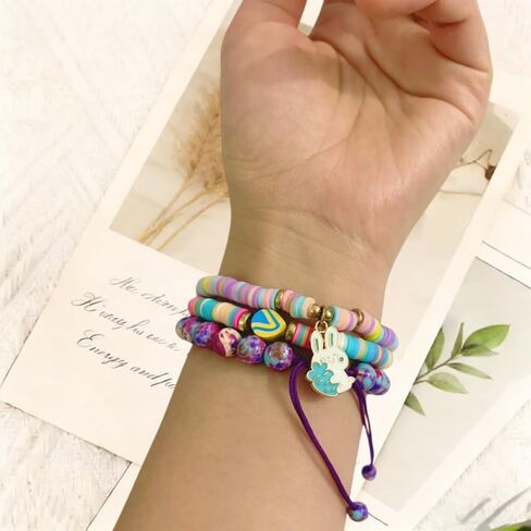 الصليب سوار هدايا المعمودية سلة عيد الفصح الحشوات الأولى بالتواصل قابل للتعديل الطين والحجر المسيح الماء المقدس سوار الإيمان مجوهرات لحفيدة ابنة ابنة in Kuwait