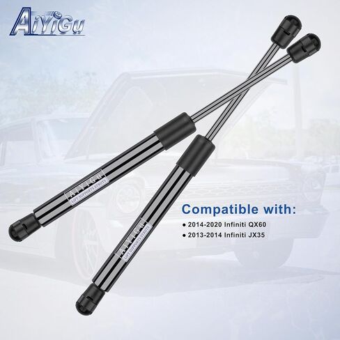 6847 Front Hood Struts Shocks Lift Supports Gas Springs Compatible with 2014 2015 2016 2017 2018 2019 2020 Infiniti QX60, 2013 2014 Infiniti JX35, Pack of 2 PCS Replaces SG425026 654703JA0A in Saudi Arabia