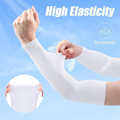 JASGOOD Soccer Socks with Shin Guards Arm Sleeves for Toddler Youth Kids Lightweight Soccer Protection Defender Gear,White in Saudi Arabia