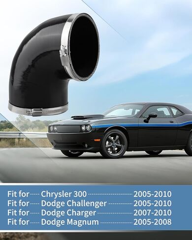 90 Degree Boot Connector 9781 Fit for Dodge Challenger Charger Magnum, for 4 Inch Diameter Cold Air Intake Tube in Saudi Arabia