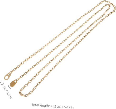 Cabilock Heavy Duty Steel Floor Clock Chain Replacement for Large Mechanical Clocks Winding Chain Enhancing Stability and Accuracy for Home Decor and Repair in Saudi Arabia