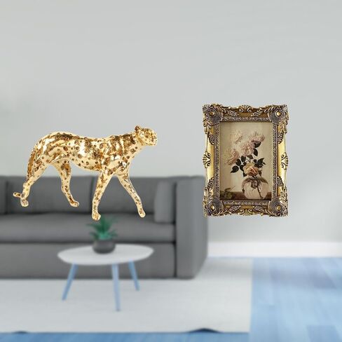 Photo Frame Sculpture Ornate Animal Tabletop Centerpiece Vintage Resin Decorative Ornament for Office Home Hallway Wedding Decor in Saudi Arabia