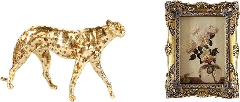 Photo Frame Sculpture Ornate Animal Tabletop Centerpiece Vintage Resin Decorative Ornament for Office Home Hallway Wedding Decor in Saudi Arabia